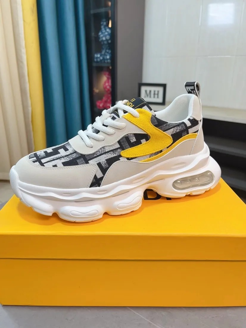 Men's shoes 💰438🌹🌹【fendi Fendi】: 🔝High-end brand of men's shoes: high-top series: official website 1:1 latest masterpiece: the upper is made of brand fabric with imported cowhide technology, ➕🐑made in sheepskin👍, making walking more convenient and comfortable, a stunning work, compared with the official quality, the beautiful 1:1 replica [color]! Create a fashionable personality to set off your uniqueness! A must-have for trendy men! 🔥Size: 38-44.